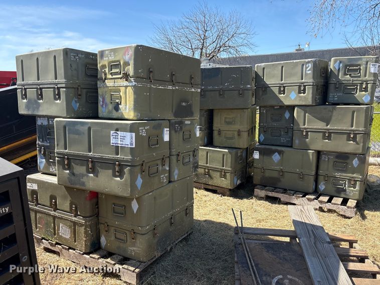 image for item EC8317 (3) pallets of storage containers