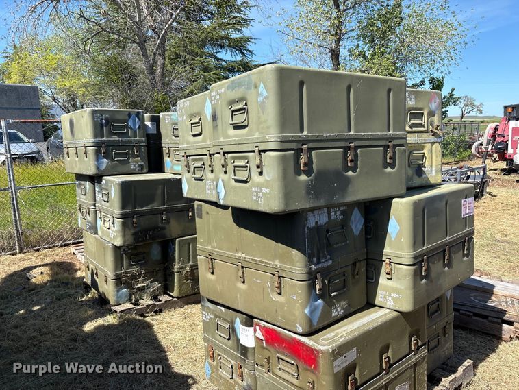 image for item EC8317 (3) pallets of storage containers