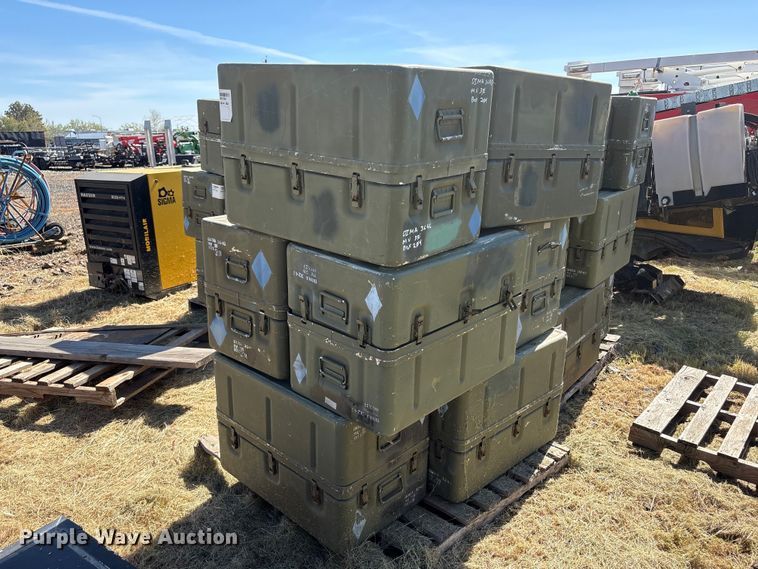 image for item EC8317 (3) pallets of storage containers