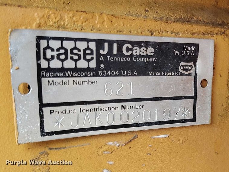 image for item EC8977 1988 Case 621 wheel loader