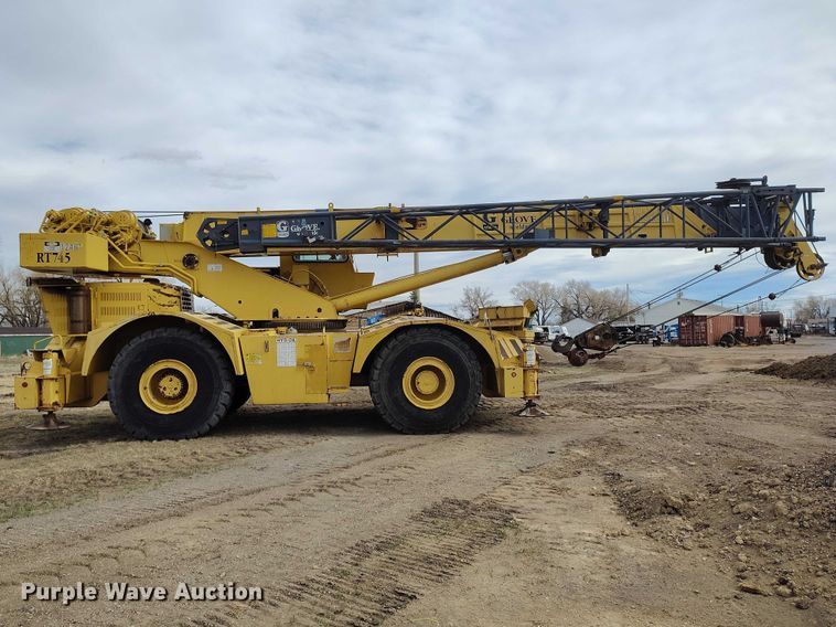 image for item EC8983 1993 Grove RT745 crane