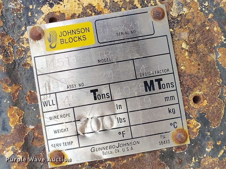 image for item EC8983 1993 Grove RT745 crane