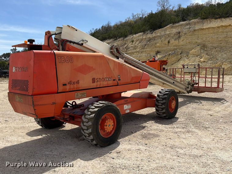 image for item ED5175 2018 Snorkel TB60DZ boom lift