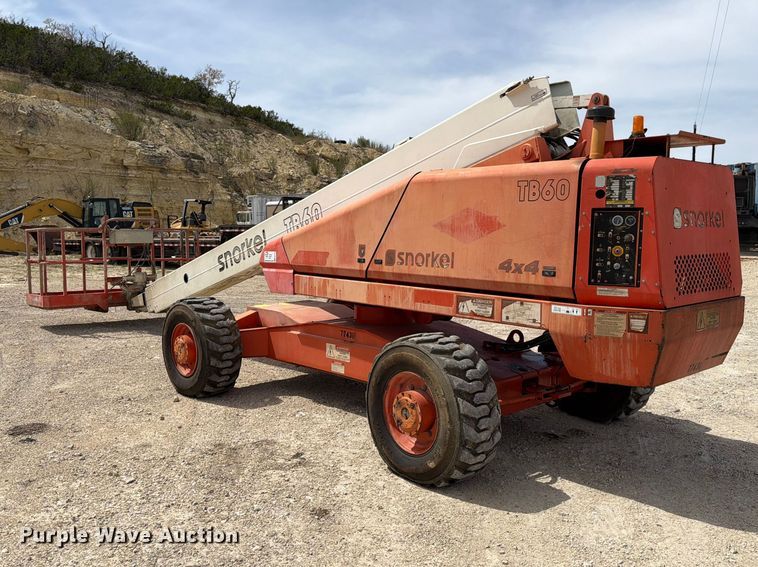image for item ED5175 2018 Snorkel TB60DZ boom lift