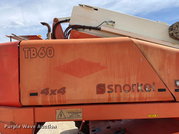 image for item ED5175 2018 Snorkel TB60DZ boom lift