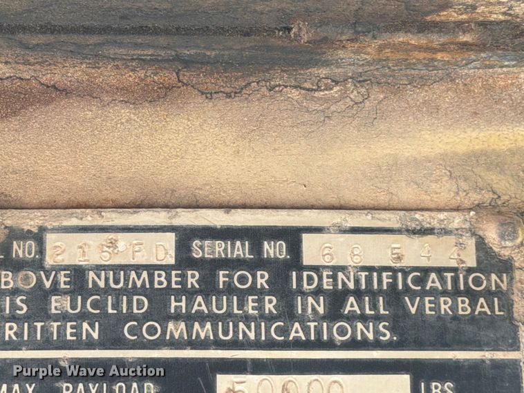 image for item ED5178 Euclid 215FD haul truck