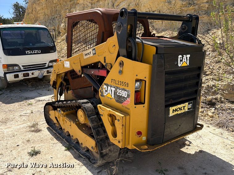 image for item ED5181 2019 Caterpillar 259D tracked skid steer loader