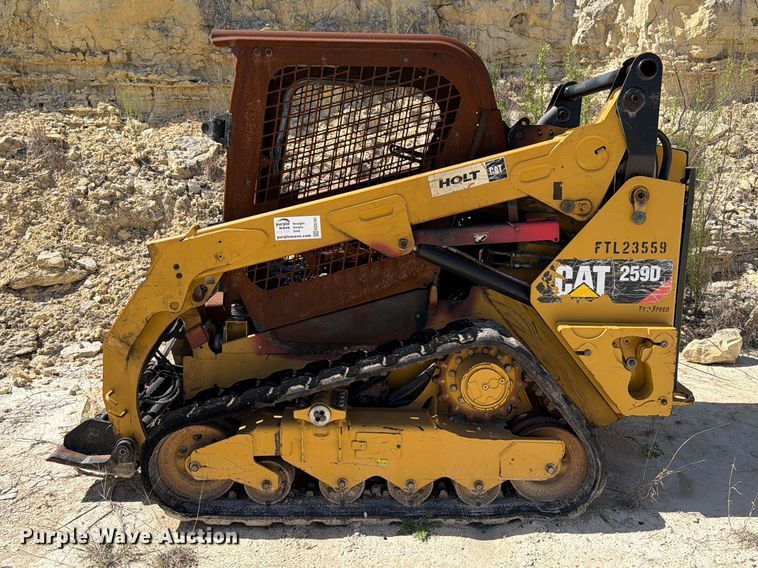 image for item ED5181 2019 Caterpillar 259D tracked skid steer loader