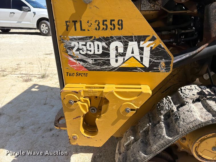 image for item ED5181 2019 Caterpillar 259D tracked skid steer loader