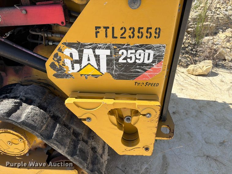 image for item ED5181 2019 Caterpillar 259D tracked skid steer loader