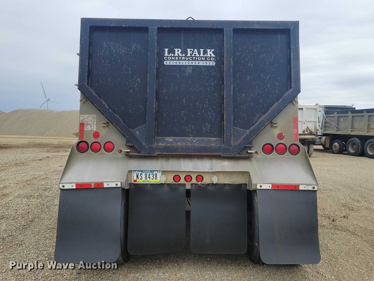 image for item EE0911 1992 Alumatech end dump trailer