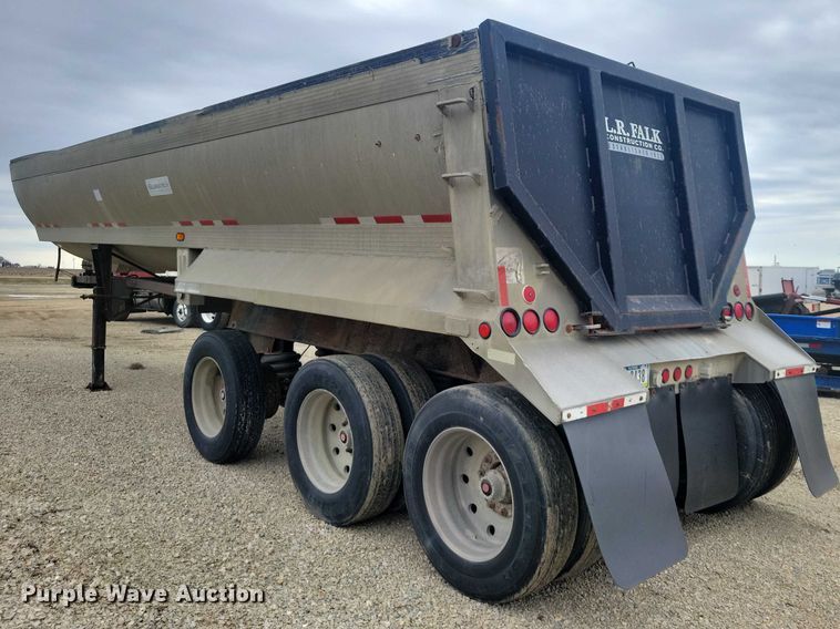 image for item EE0911 1992 Alumatech end dump trailer