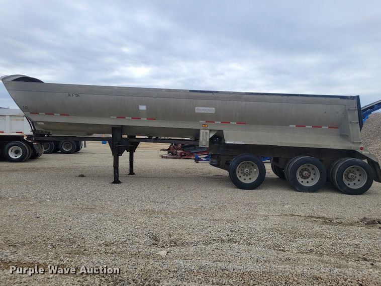 image for item EE0911 1992 Alumatech end dump trailer