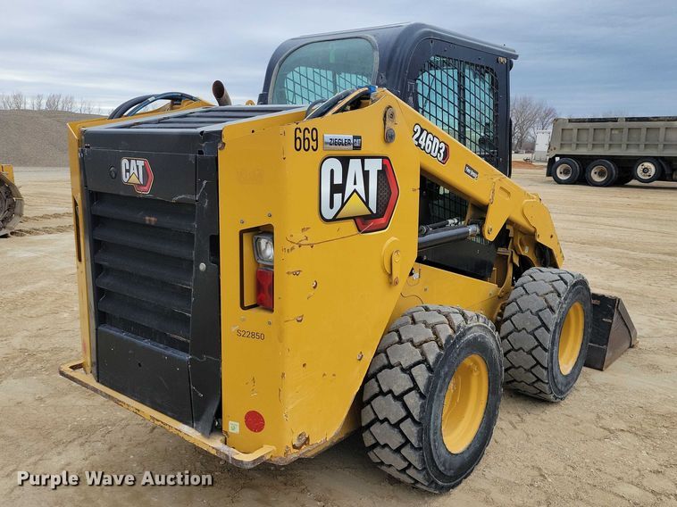 image for item EE0914 2020 Caterpillar 246D3 skid steer loader