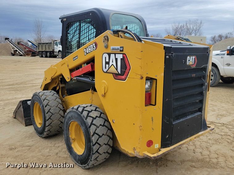image for item EE0914 2020 Caterpillar 246D3 skid steer loader