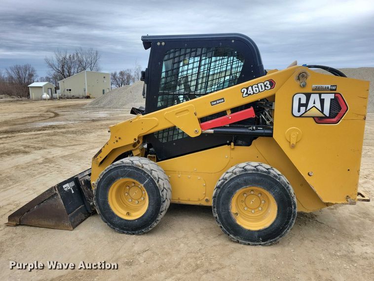 image for item EE0914 2020 Caterpillar 246D3 skid steer loader