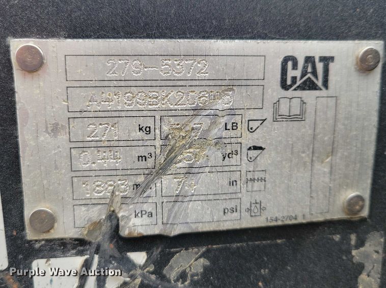 image for item EE0914 2020 Caterpillar 246D3 skid steer loader