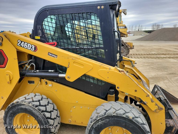image for item EE0914 2020 Caterpillar 246D3 skid steer loader