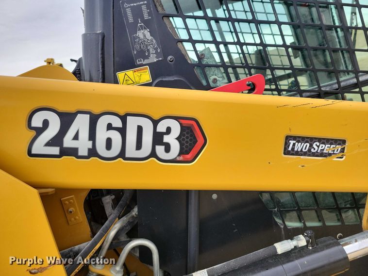 image for item EE0914 2020 Caterpillar 246D3 skid steer loader