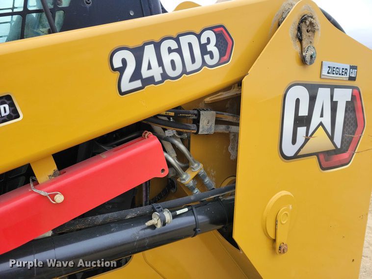 image for item EE0914 2020 Caterpillar 246D3 skid steer loader