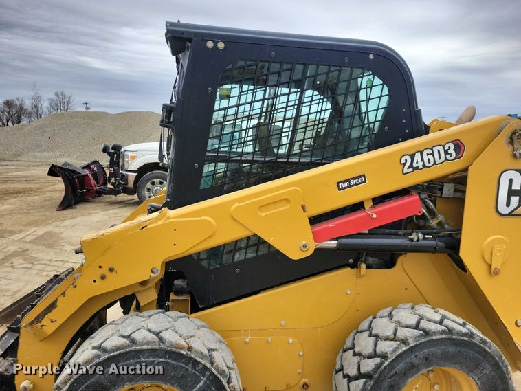 image for item EE0914 2020 Caterpillar 246D3 skid steer loader