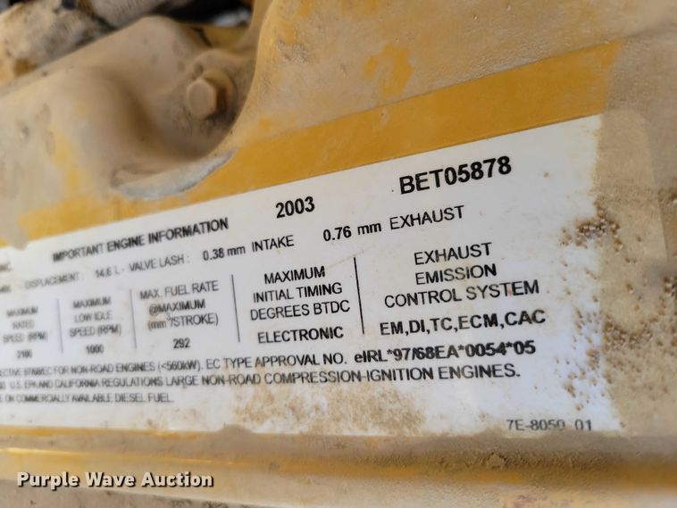 image for item EE0916 2004 Caterpillar 740 articulated haul truck