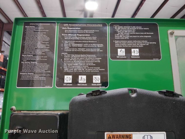 image for item EE5252 2015 MQ Power DCA-220SSJU4F generator