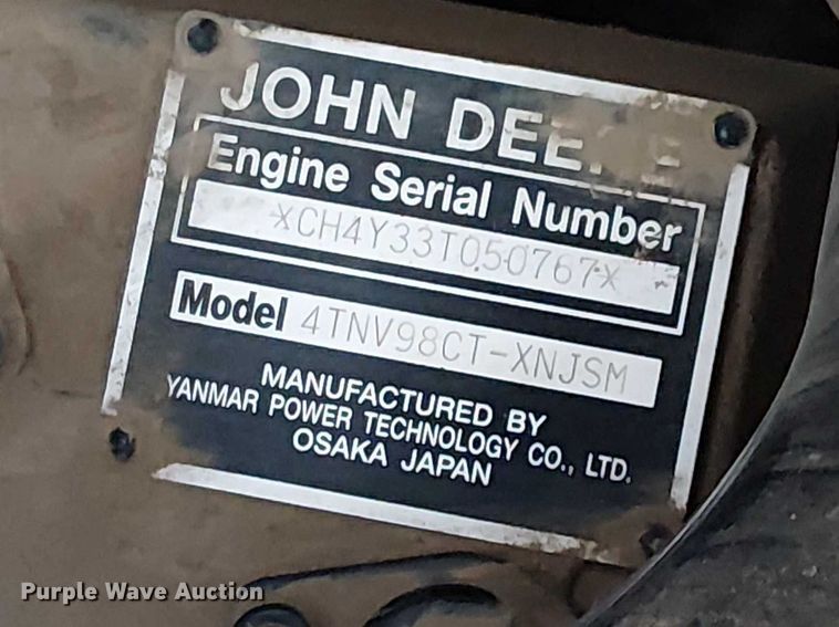 image for item EF1043 2024 John Deere 325G tracked skid steer loader