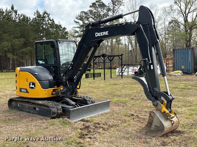 image for item EF1046 2022 John Deere 60G mini excavator