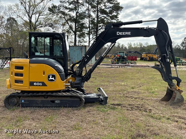 image for item EF1046 2022 John Deere 60G mini excavator