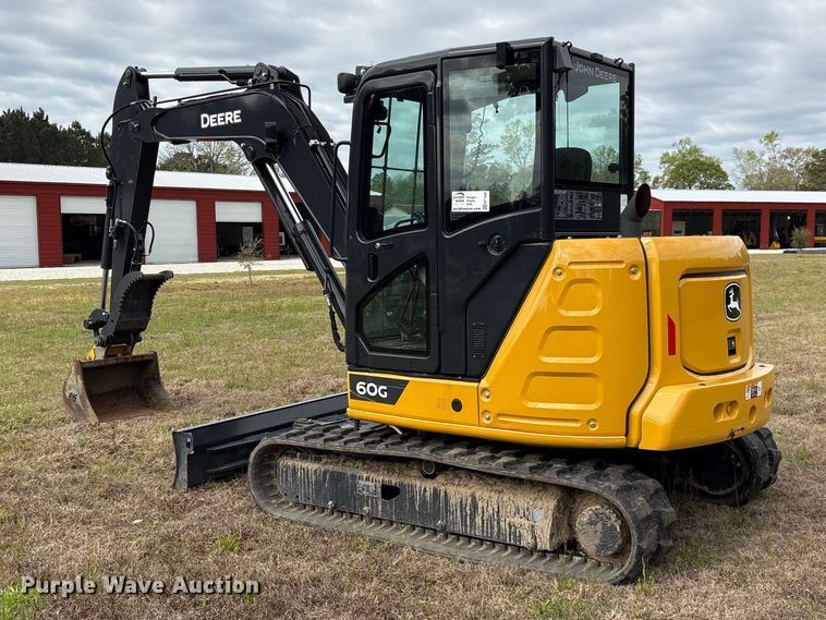 image for item EF1046 2022 John Deere 60G mini excavator