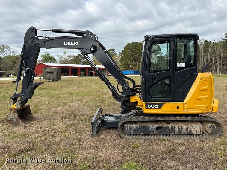 image for item EF1046 2022 John Deere 60G mini excavator