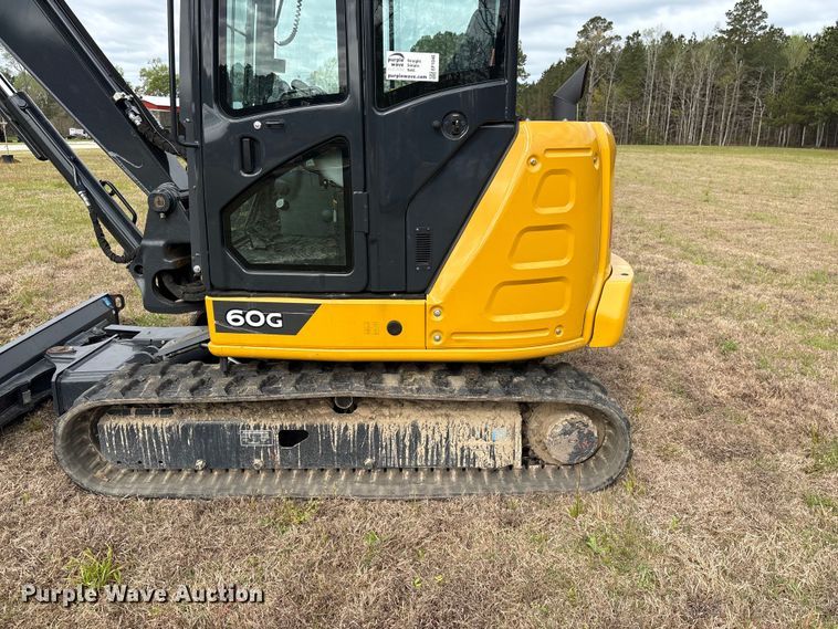 image for item EF1046 2022 John Deere 60G mini excavator