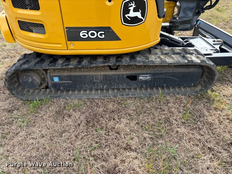 image for item EF1046 2022 John Deere 60G mini excavator