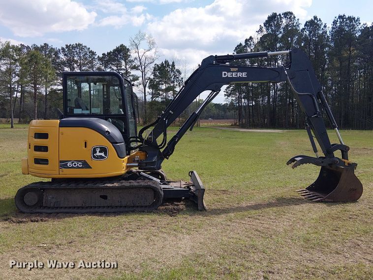 image for item EF1047 2020 John Deere 60G mini excavator