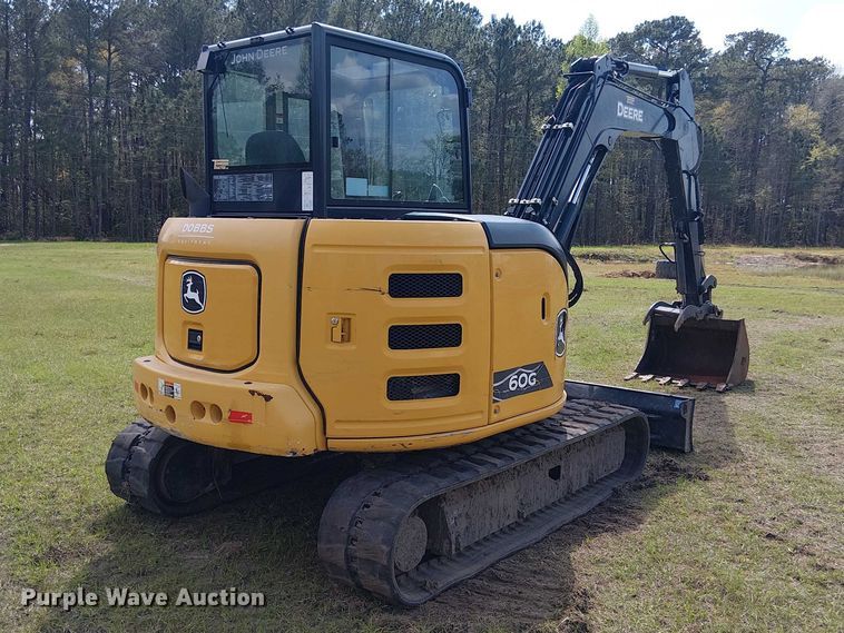 image for item EF1047 2020 John Deere 60G mini excavator