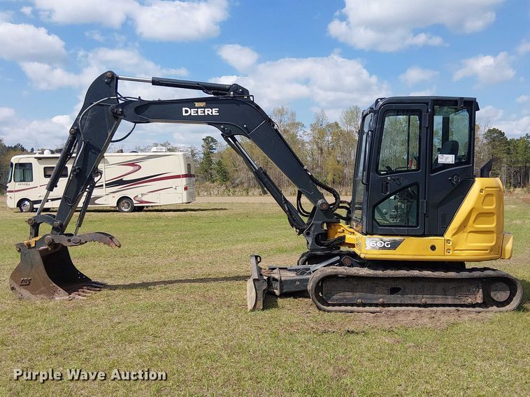 image for item EF1047 2020 John Deere 60G mini excavator