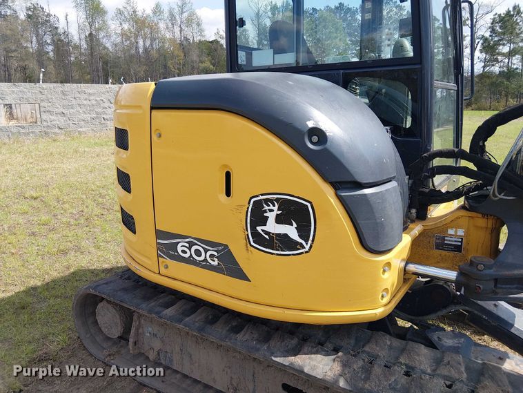 image for item EF1047 2020 John Deere 60G mini excavator