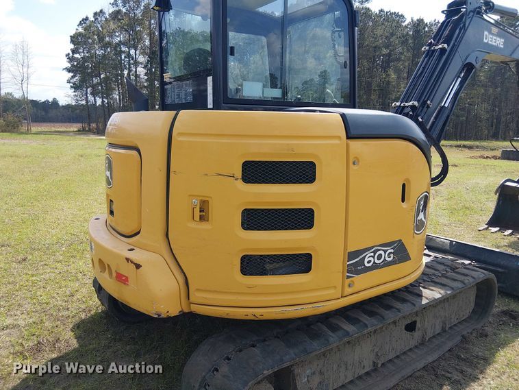 image for item EF1047 2020 John Deere 60G mini excavator