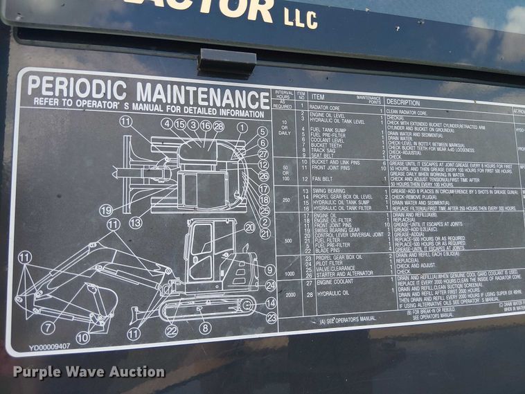 image for item EF1047 2020 John Deere 60G mini excavator