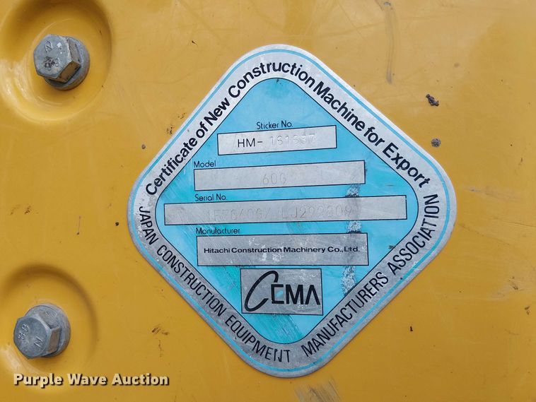 image for item EF1047 2020 John Deere 60G mini excavator