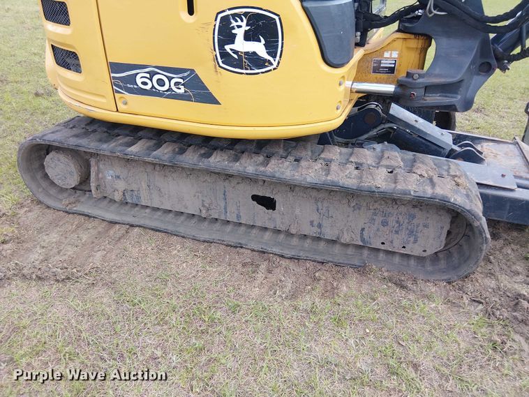 image for item EF1047 2020 John Deere 60G mini excavator