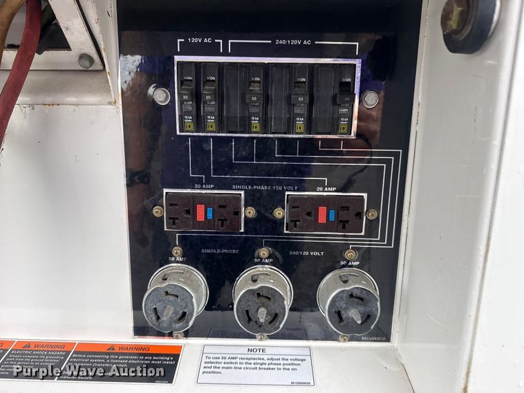 image for item EG2160 2004 Mighty Mover trailers DCA-45USI generator