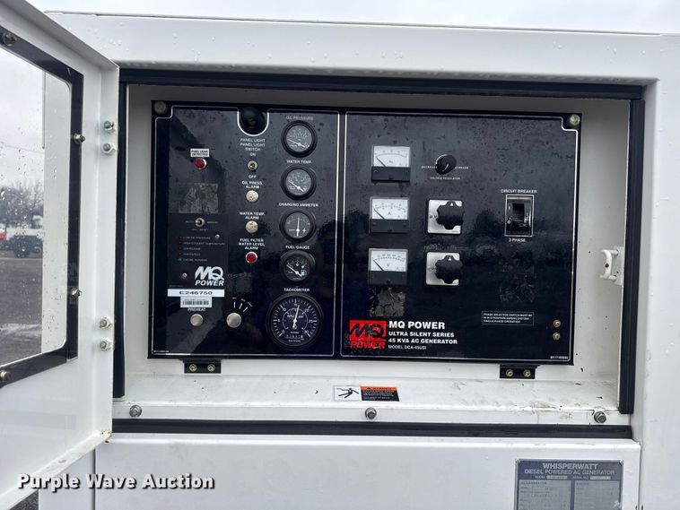 image for item EG2160 2004 Mighty Mover trailers DCA-45USI generator