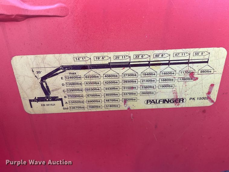 image for item EG8868 2011 International 7500 SBA crane truck