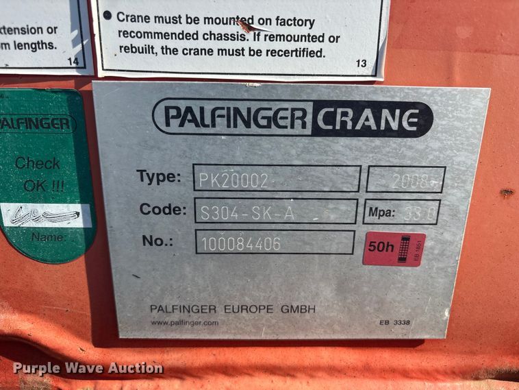 image for item EG8869 2008 International 7500 SBA crane truck