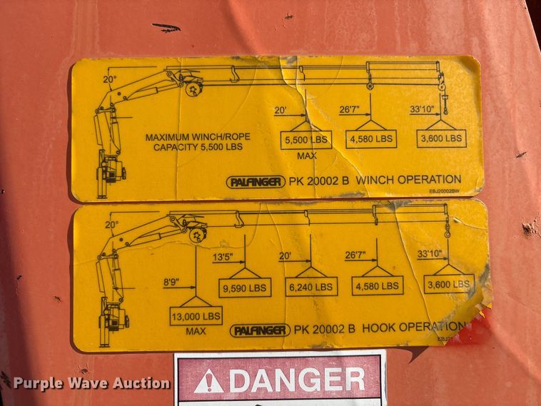 image for item EG8869 2008 International 7500 SBA crane truck