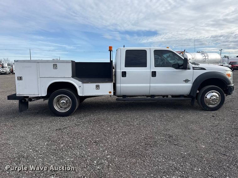 image for item EG8877 2012 Ford F550 Super Duty Crew Cab utility / service truck