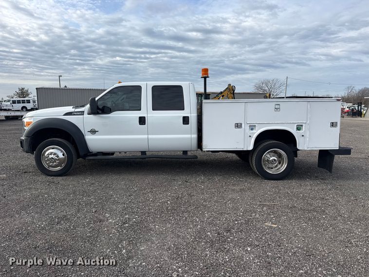 image for item EG8877 2012 Ford F550 Super Duty Crew Cab utility / service truck