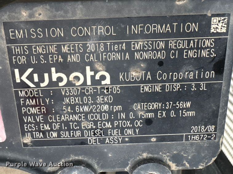 image for item EJ3410 2018 Wacker Neuson RC70 single drum vibratory roller